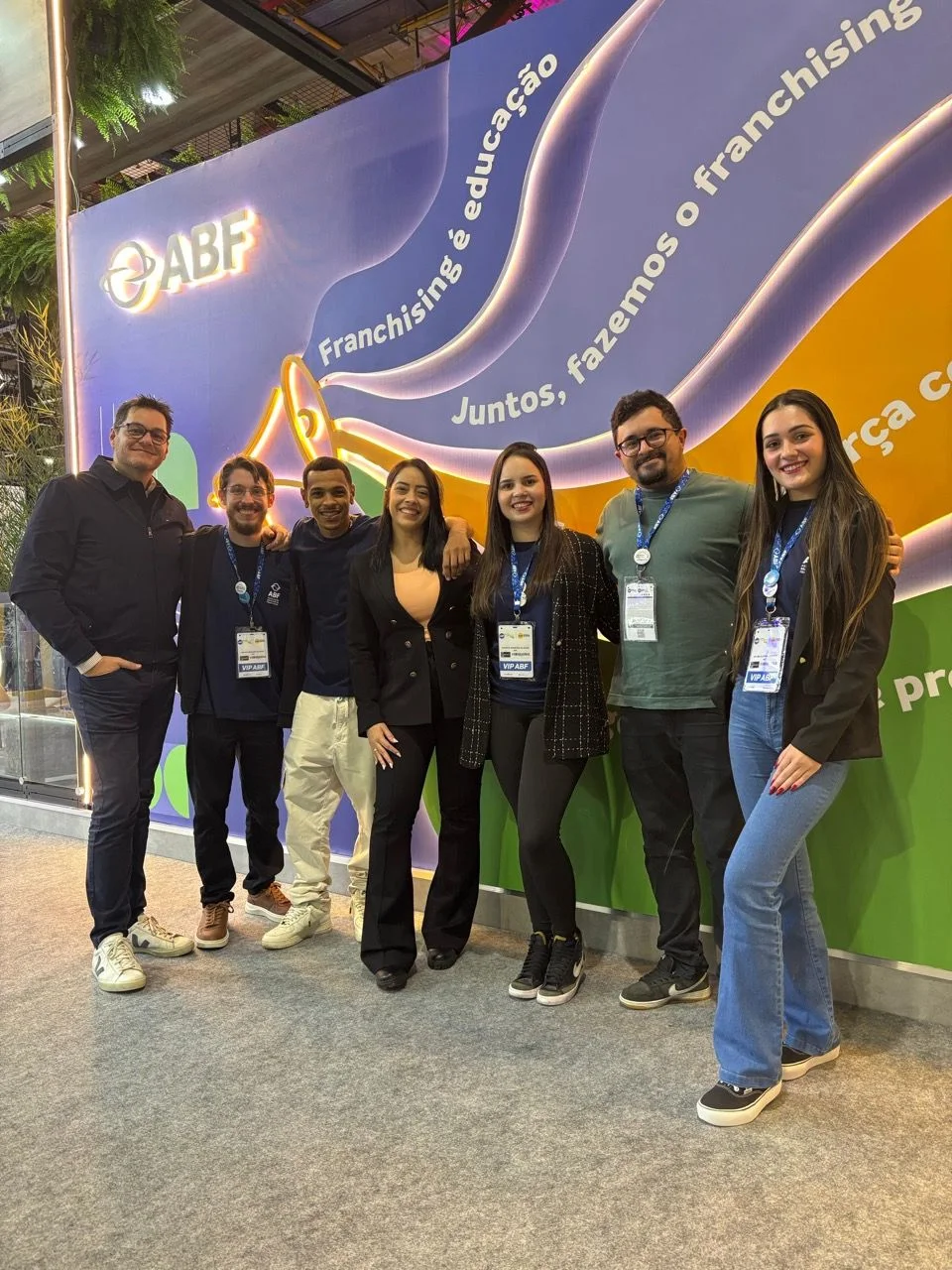 Grupo reunido na ABF Expo 2025